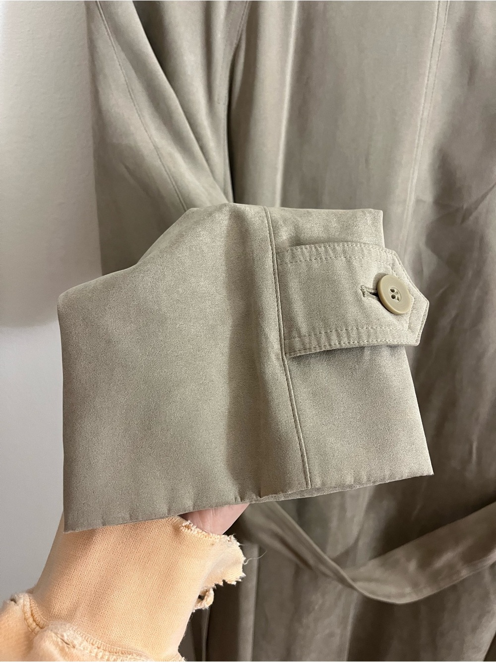 London Fog Women's Taupe Trench Coat - Picture 5 of 8
